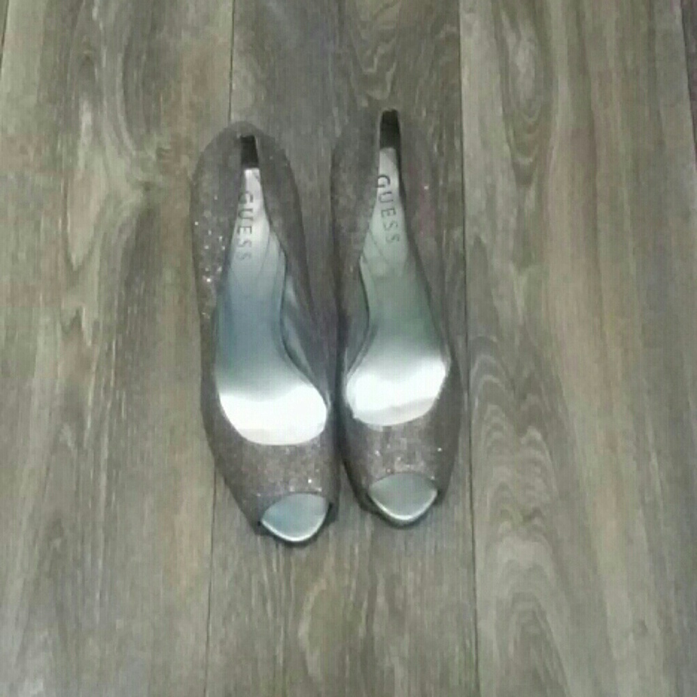 Glitter Pink Guess Heels